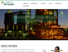 Tablet Screenshot of metalurgicariogrande.ind.br